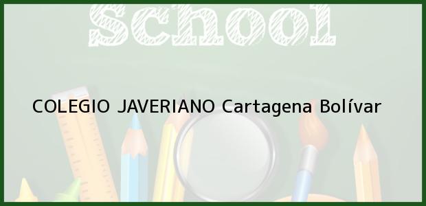 Teléfono, Dirección y otros datos de contacto para COLEGIO JAVERIANO, Cartagena, Bolívar, Colombia