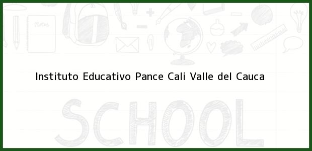 Teléfono, Dirección y otros datos de contacto para Instituto Educativo Pance, Cali, Valle del Cauca, Colombia