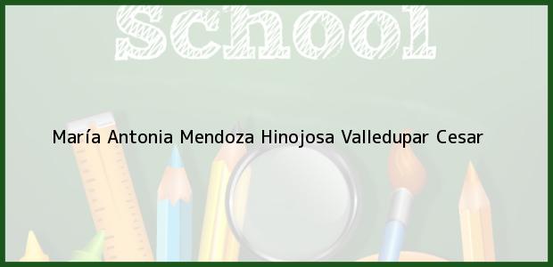 Teléfono, Dirección y otros datos de contacto para María Antonia Mendoza Hinojosa, Valledupar, Cesar, Colombia