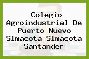 Colegio Agroindustrial De Puerto Nuevo Simacota Simacota Santander