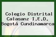 Colegio Distrital Calasanz I.E.D. Bogotá Cundinamarca