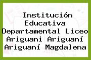 Institución Educativa Departamental Liceo Ariguani Ariguaní Ariguaní Magdalena