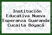 Institución Educativa Nueva Esperanza Guaranda Cucaita Boyacá