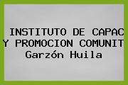 INSTITUTO DE CAPAC Y PROMOCION COMUNIT Garzón Huila