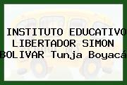 INSTITUTO EDUCATIVO LIBERTADOR SIMON BOLIVAR Tunja Boyacá