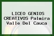 Liceo Genios Creativos Palmira Valle Del Cauca