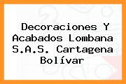 Decoraciones Y Acabados Lombana S.A.S. Cartagena Bolívar