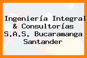 Ingeniería Integral & Consultorías S.A.S. Bucaramanga Santander