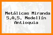 Metálicas Miranda S.A.S. Medellín Antioquia