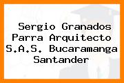 Sergio Granados Parra Arquitecto S.A.S. Bucaramanga Santander
