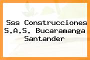 Sss Construcciones S.A.S. Bucaramanga Santander