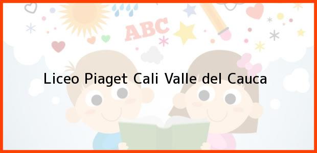 Teléfono, Dirección y otros datos de contacto para Liceo Piaget, Cali, Valle del Cauca, Colombia